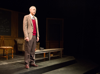 John Fisher as Turing in Breaking the Code by Hugh Whitemore; A Theatre Rhinoceros production at the Eureka Theatre. Photo by David Wilson.