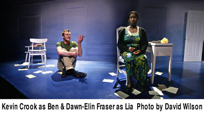 Ken Crook as Ben and Dawn-Elin Fraser as Lia