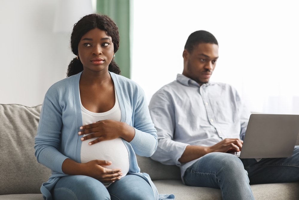 Pregnant Woman and a man